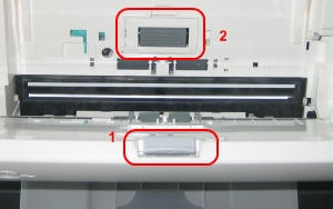 Canon scanner roller door